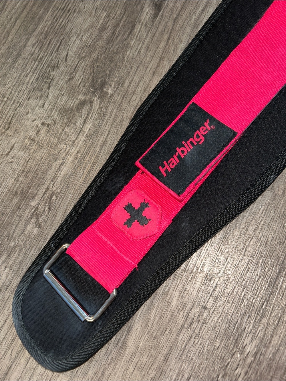 Harbinger Women’s Pink Padded Weightlifting Belt Size Small Gym Strength Belt